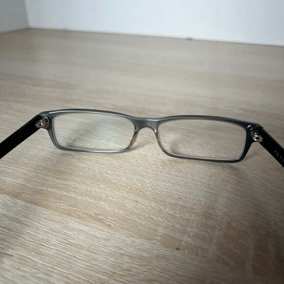 Prada VPR07E 6AW-1O1 Eyeglasses Black Striped Frames 54-14-140 Italy READ - Picture 7 of 10